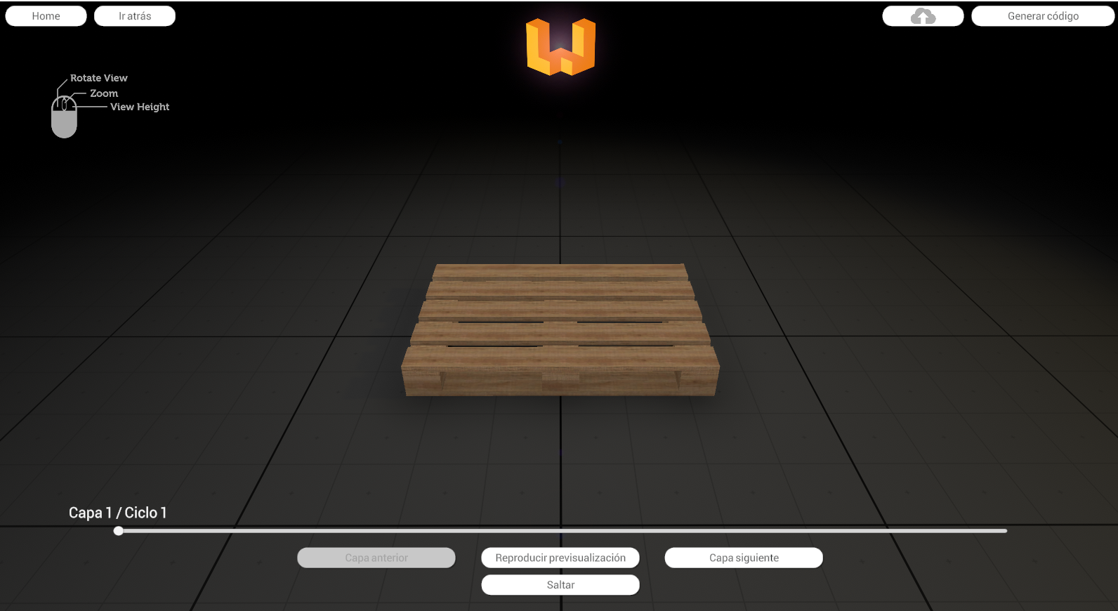 Mosaic simulation screen